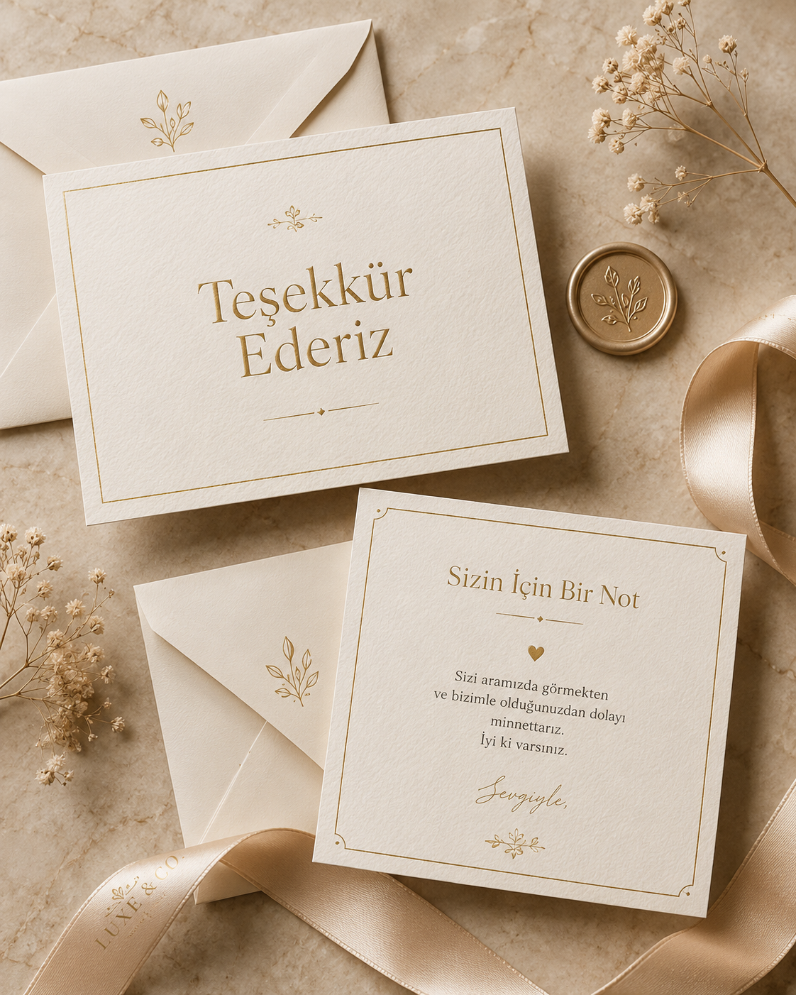 Teşekkür & Not Kartları